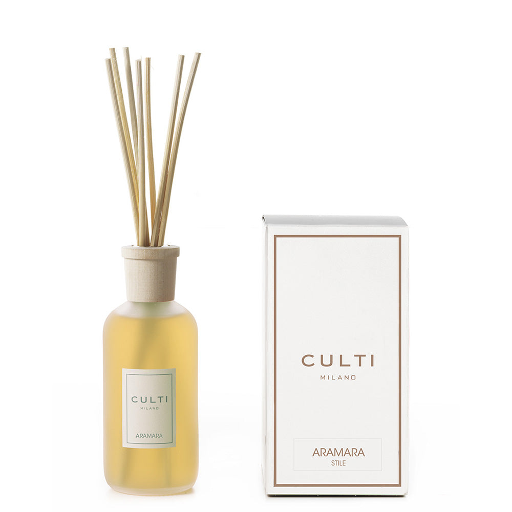 CULTI MILANO Style Diffuser Air Freshener with Sticks 250ml Aramara