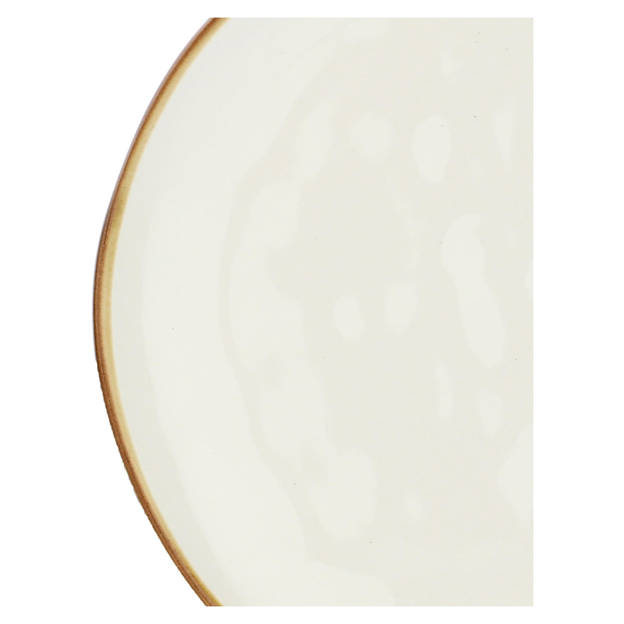 ROSE & TULIPS Concerto Ivory Fruit Plate 20cm Set 4 Pieces Stoneware