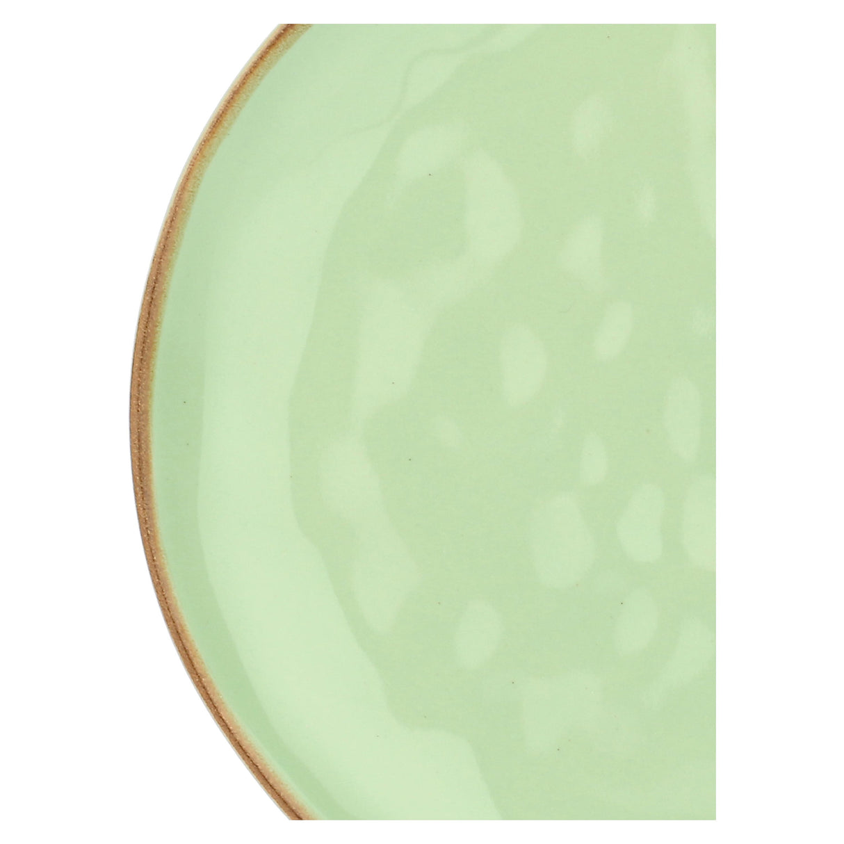 ROSE & TULIPS Concerto Green Tea Fruit Plate 21cm Set 4 Pieces Stoneware