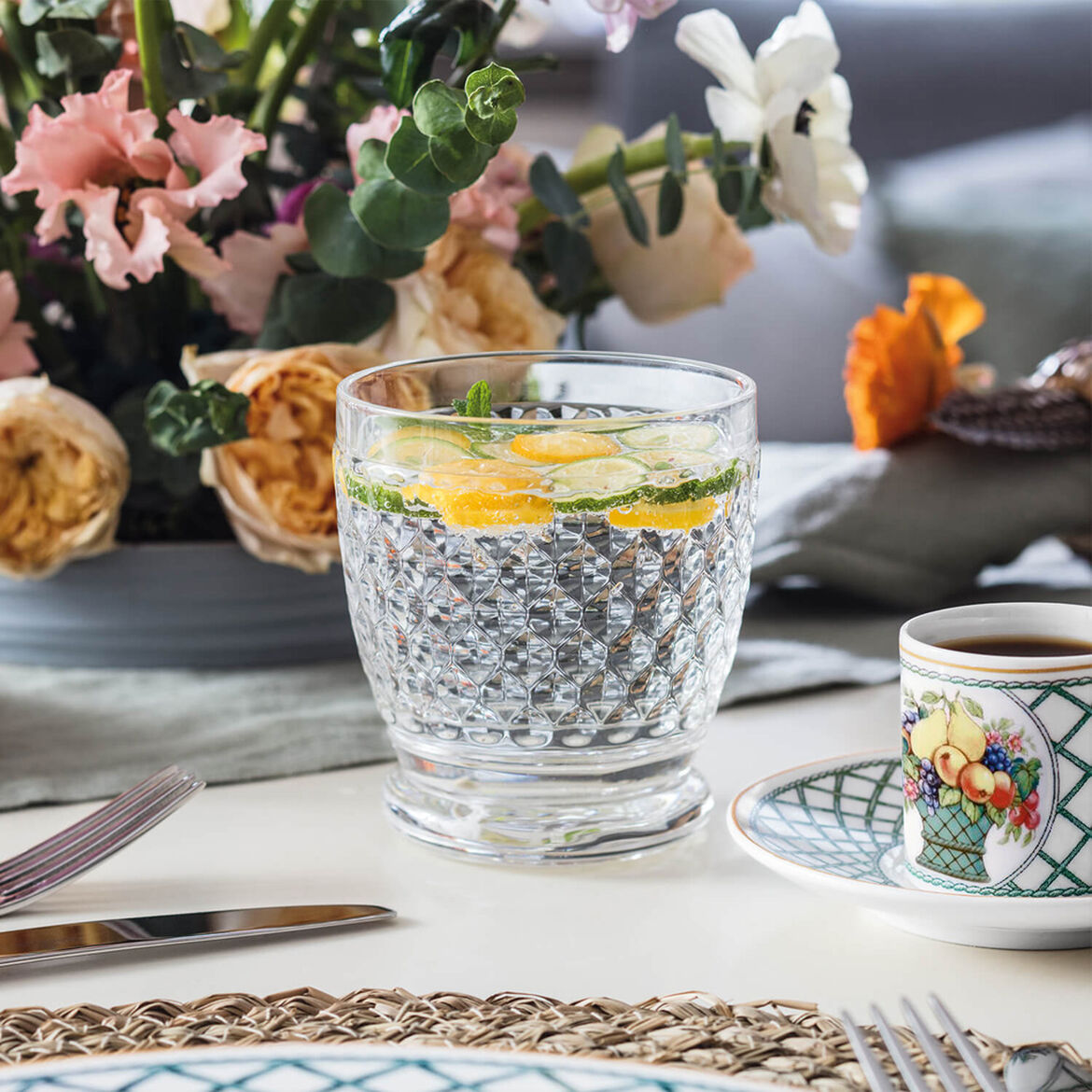 VILLEROY & BOCH Boston Transparent Cocktail Water Glass Set 4 Pieces 200ml Crystal