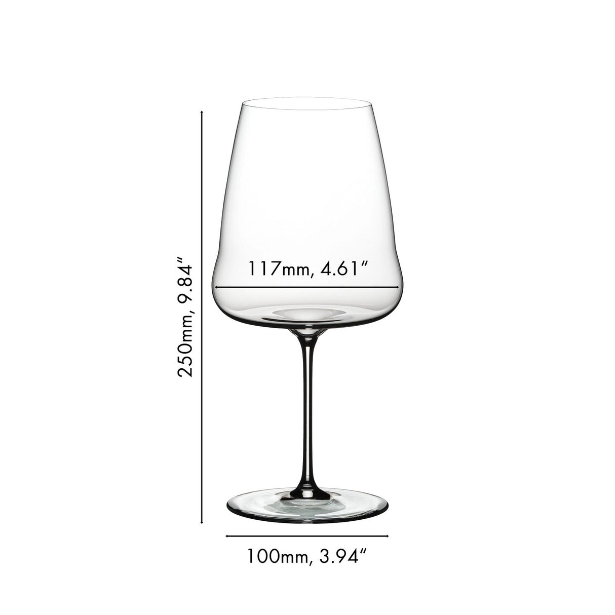 RIEDEL Winewings Calice Vino Rosso Cabernet Merlot 1L Cristallo