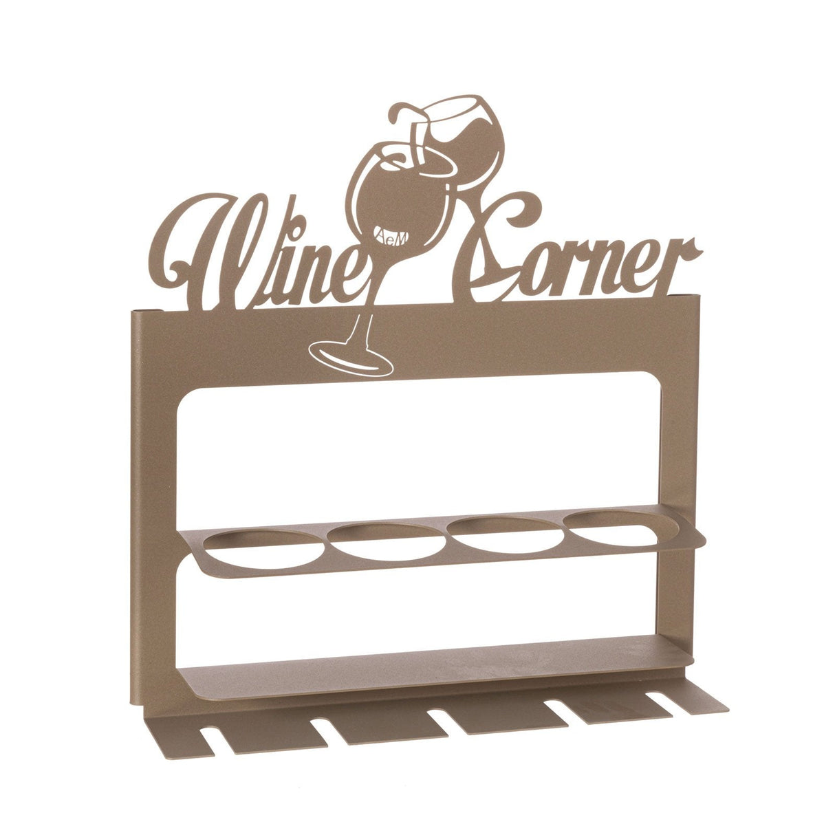 Portabottiglie da parete Wine Corner Arti e Mestieri in metallo design moderno