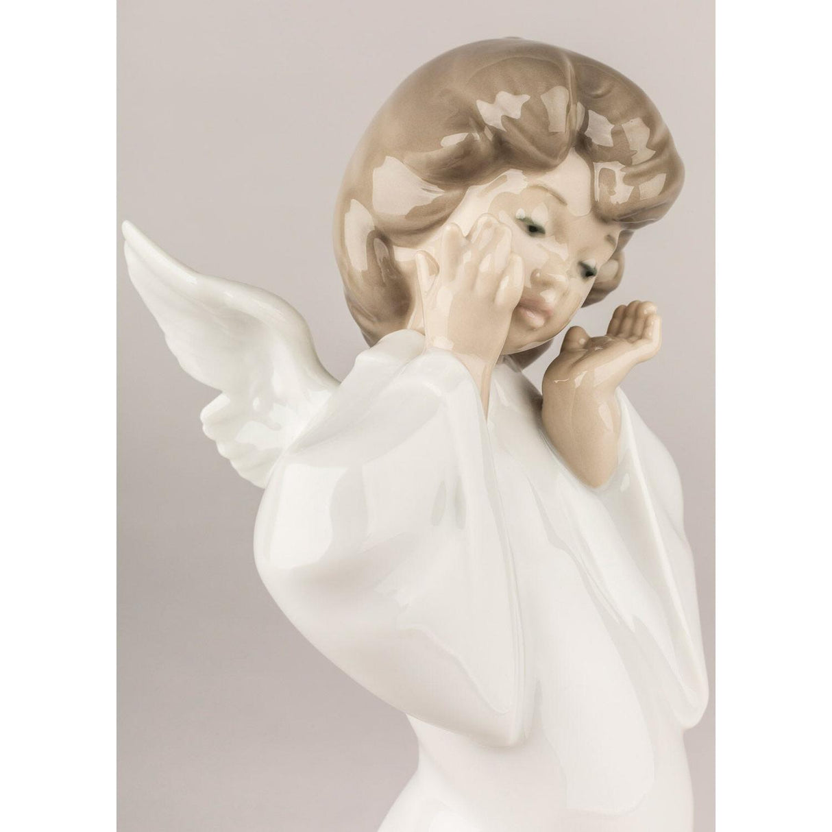 LLADRO' Figurina Angioletto 22x13cm Porcellana