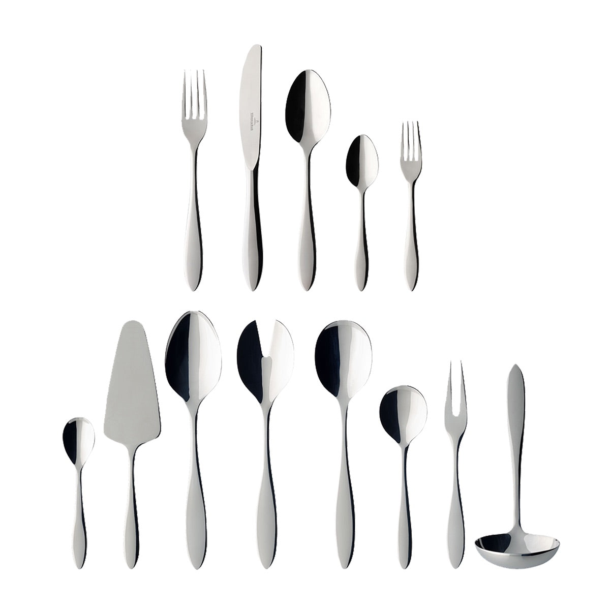 VILLEROY & BOCH Arthur Lucido Servizio Tavola Posate Set 68 Pezzi Acciaio Inox