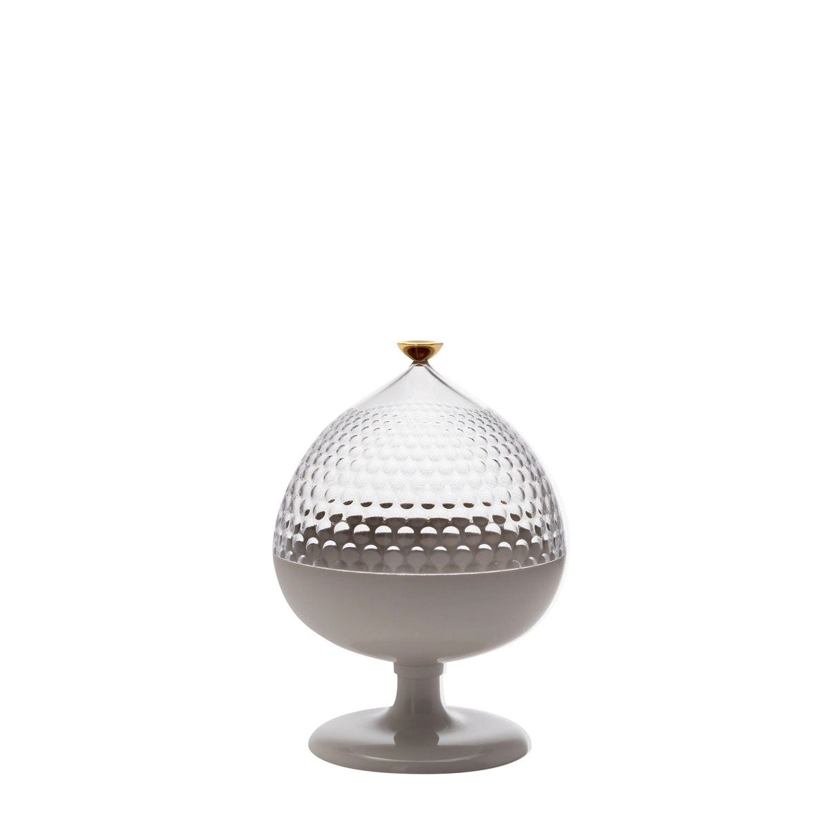 Contenitore Pumo Kartell in tecnopolimero bianco trasparente 29 cm