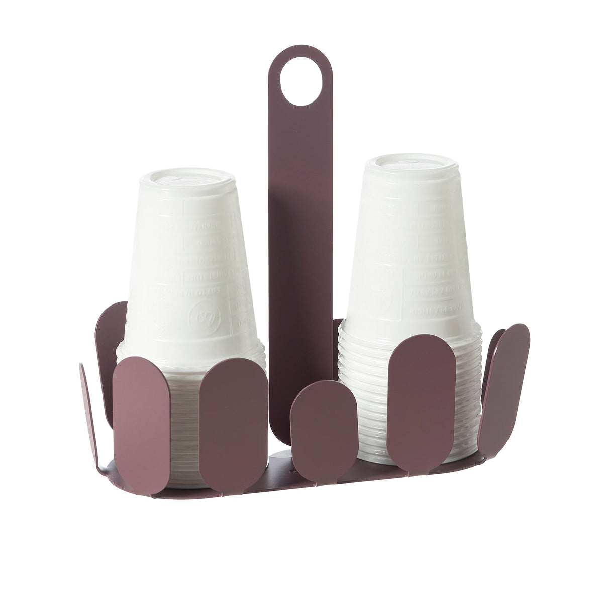 Portabicchieri Park Arti & Mestieri in ferro colore viola 20x8,7 cm