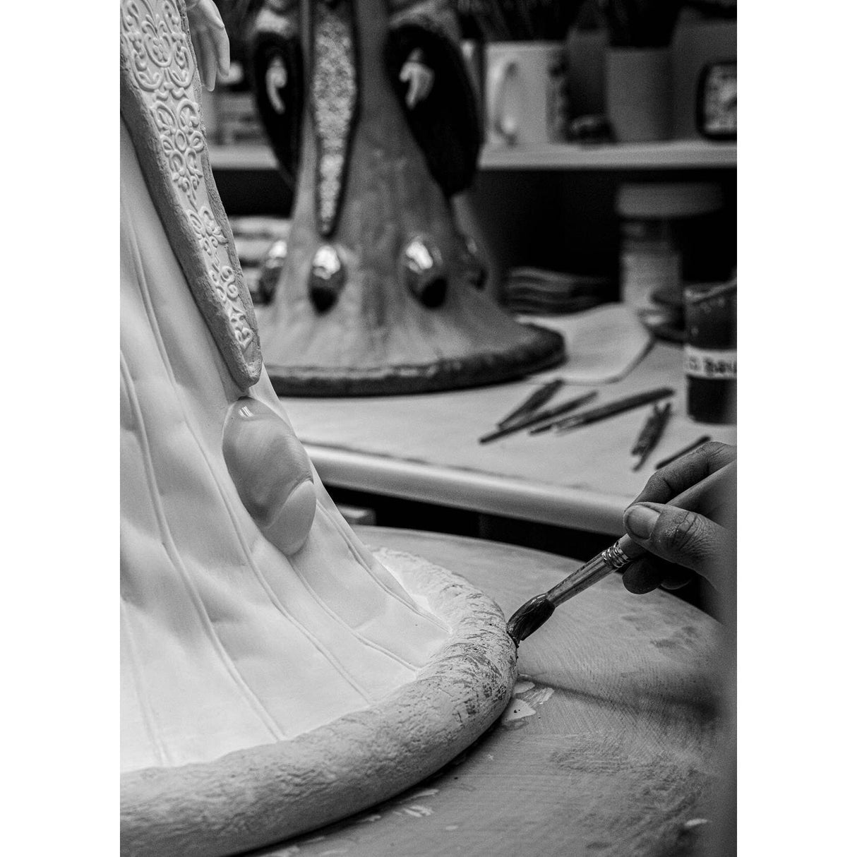 LLADRO' Scultura Queen Amidala™ in The Throne Room Serie Limitata 55x32cm Porcellana