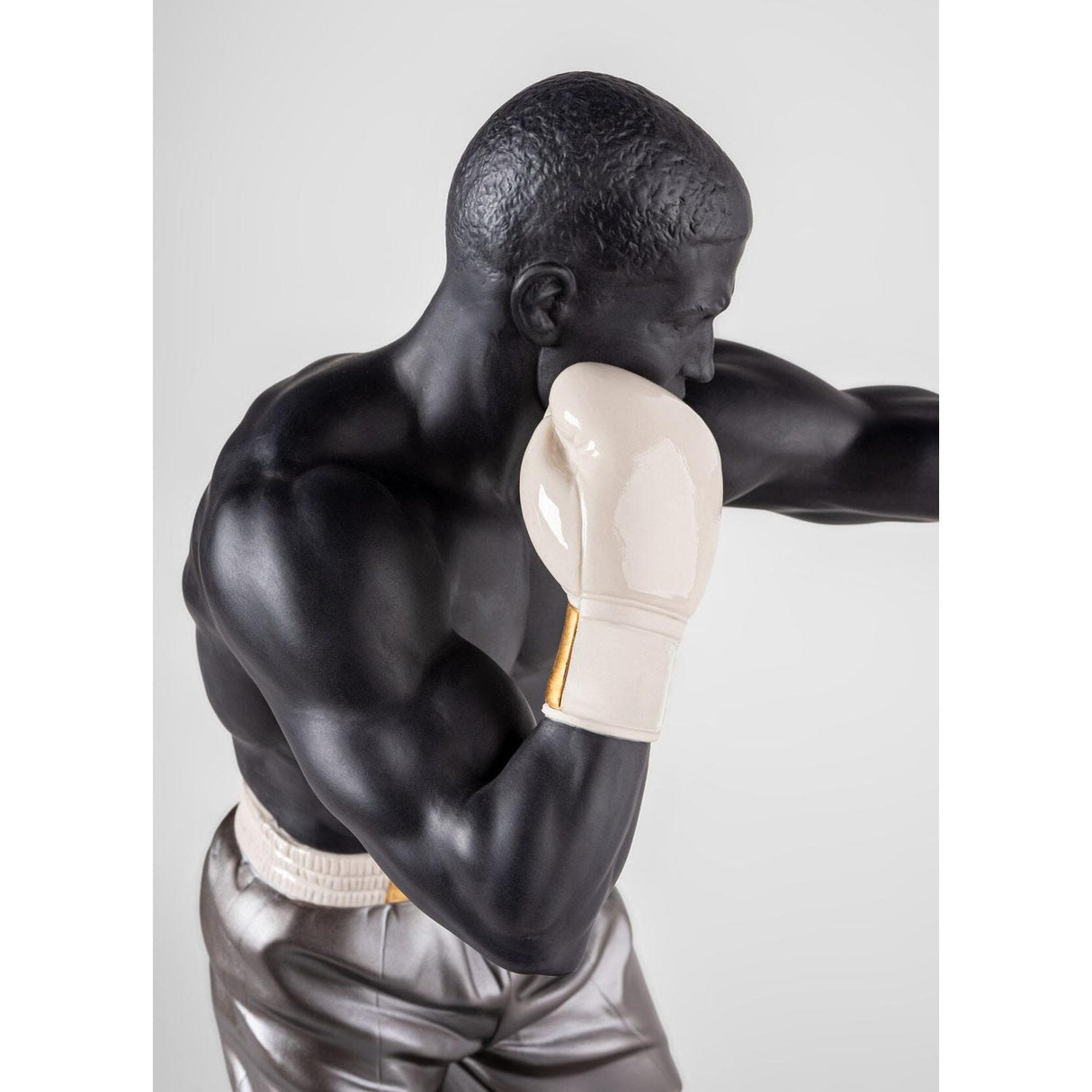 LLADRO' Scultura Boxer 61x35cm Porcellana