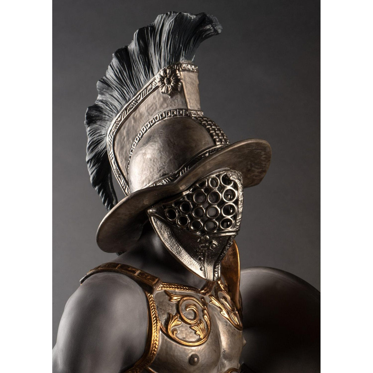 LLADRO' Scultura Gladiatore 73x34cm Porcellana