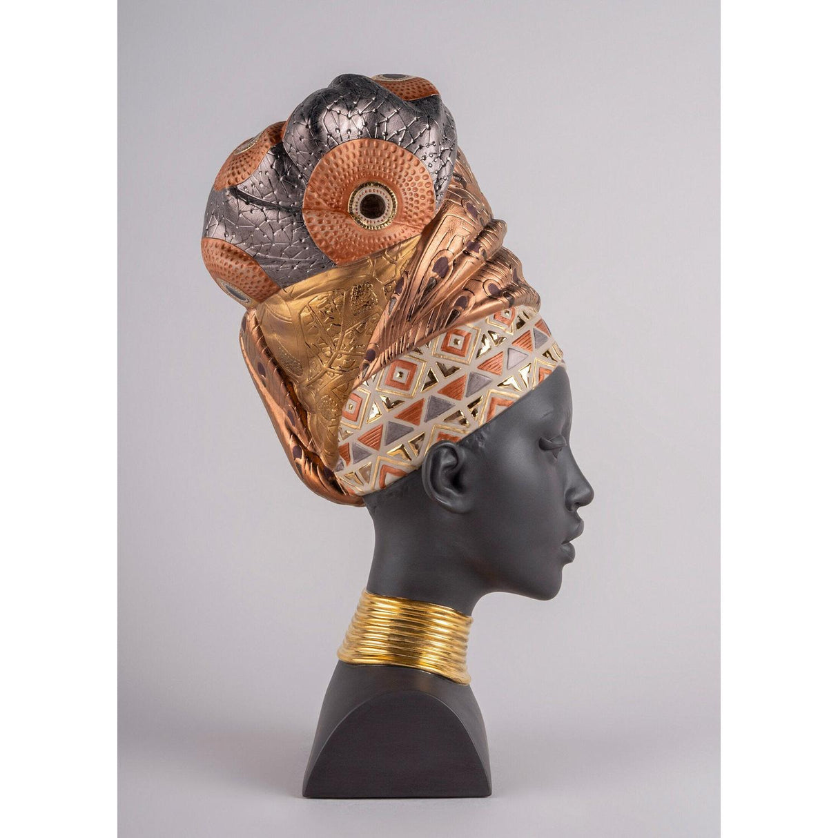 LLADRO' Anima Africana 45x19cm Porcellana