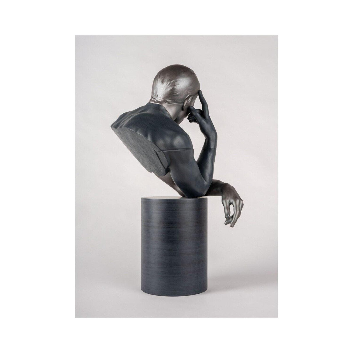 LLADRO' Scultura Riflessi Della Natura Lui 51x29cm Porcellana