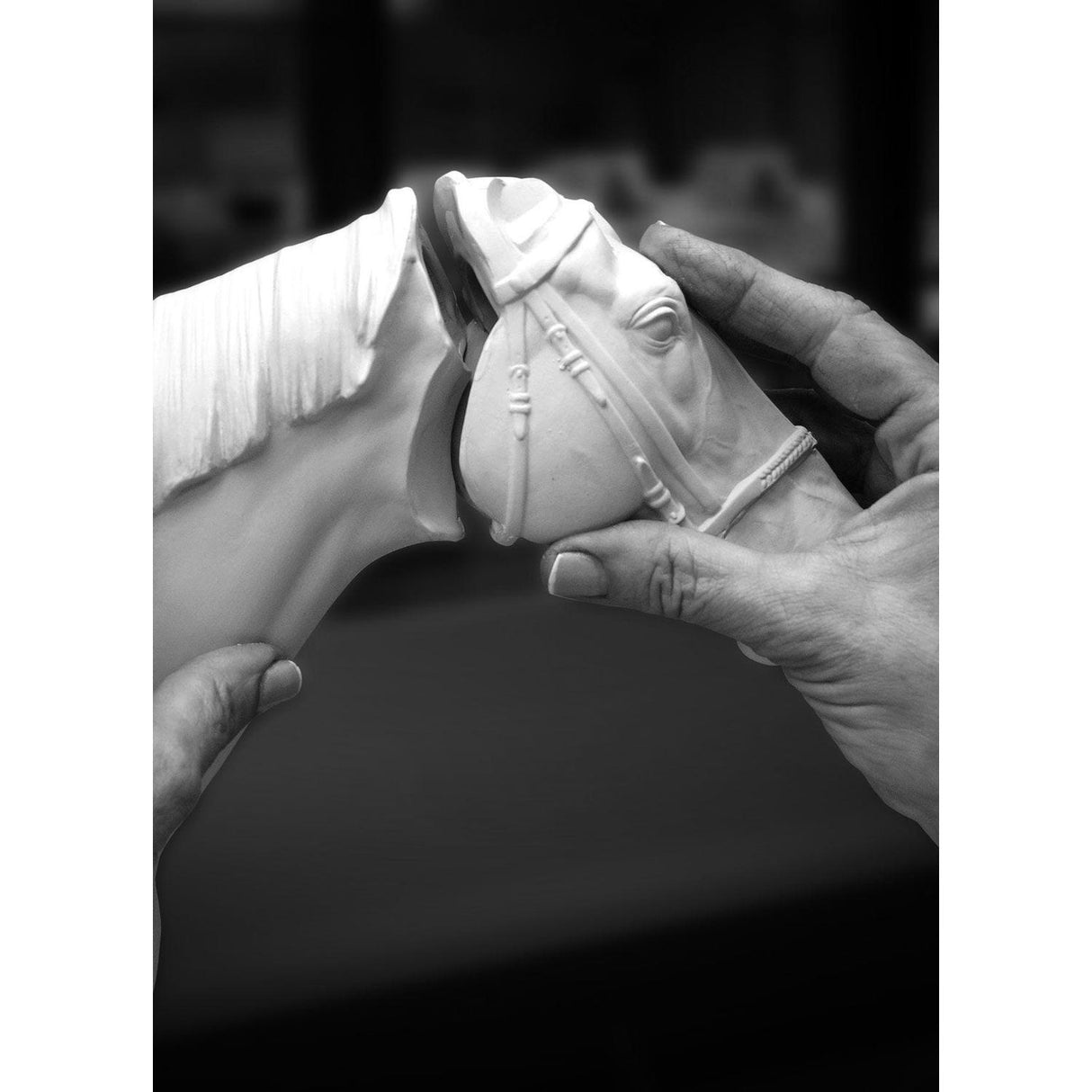LLADRO' Scultura Cavallo Deep Impact Edizione Limitata 46x57cm Porcellana