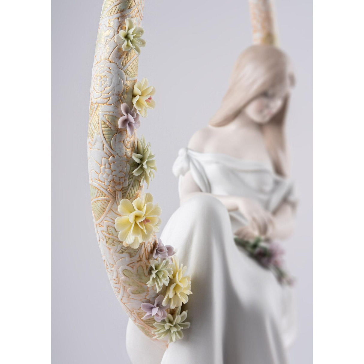 LLADRO' Scultura Nei Suoi Pensieri 43x31cm Porcellana