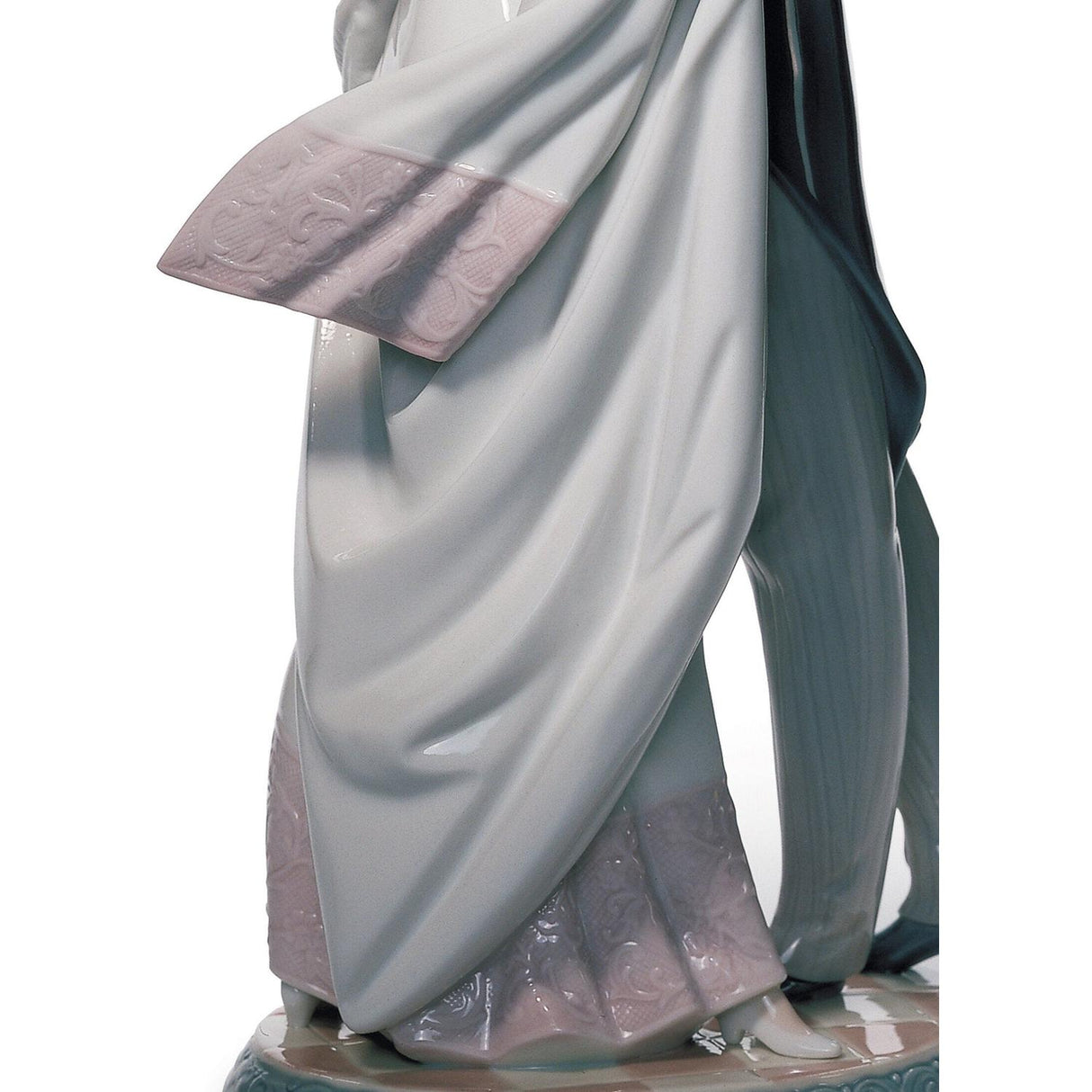LLADRO' Figurina Coppia Ballo di Nozze 37x16cm Porcellana