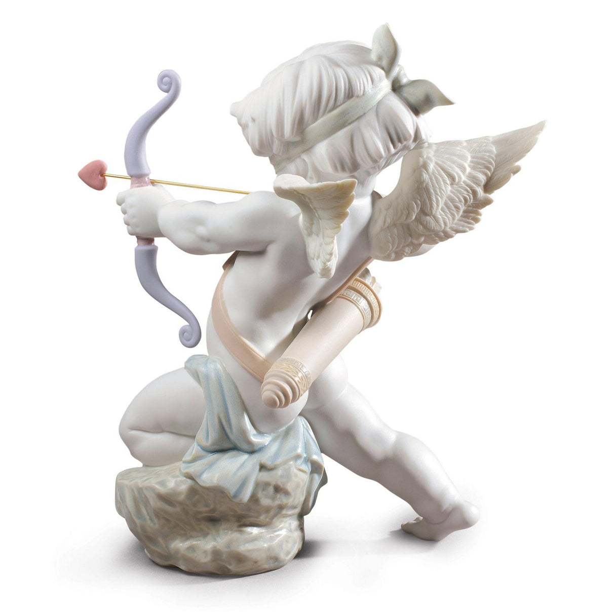 LLADRO' Figurina Diretto Al Cuore 26x24cm Porcellana