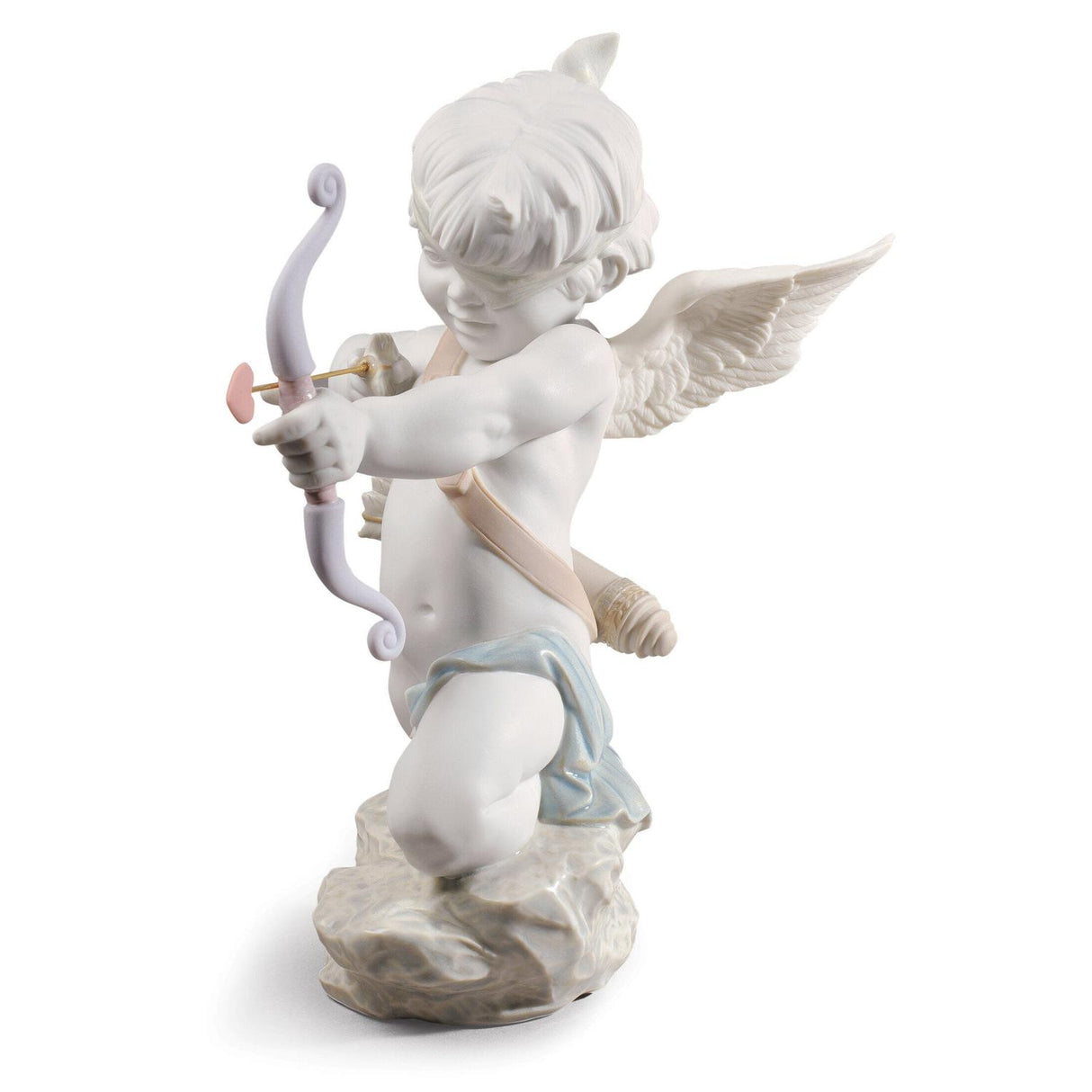 LLADRO' Figurina Diretto Al Cuore 26x24cm Porcellana