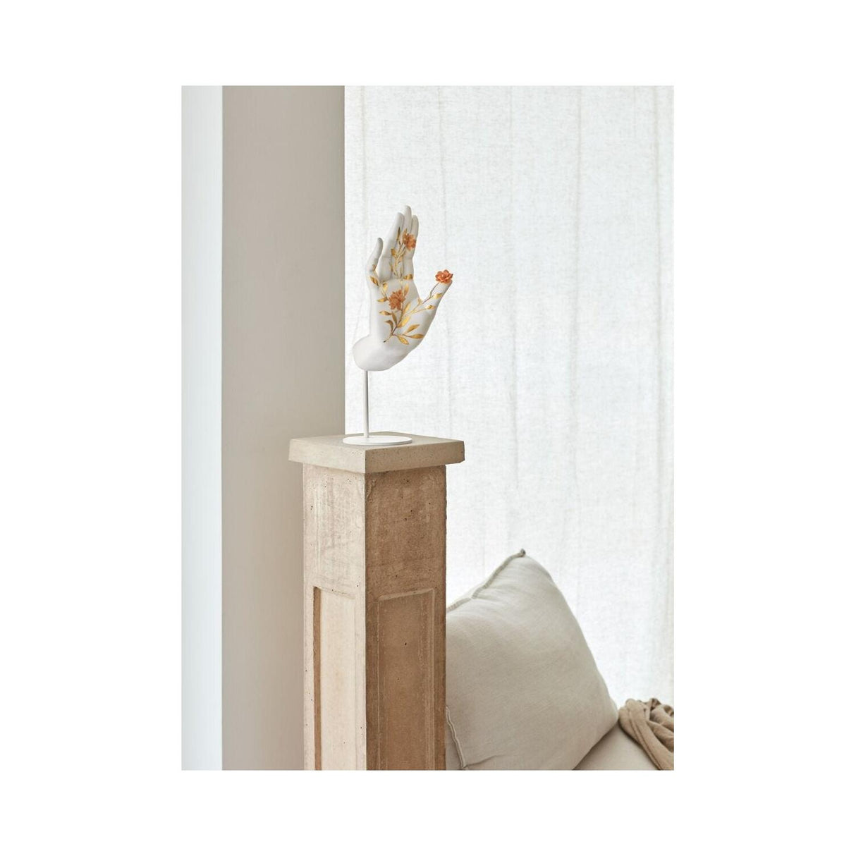 LLADRO' Scultura Protezione Mudra 42x14cm Porcellana