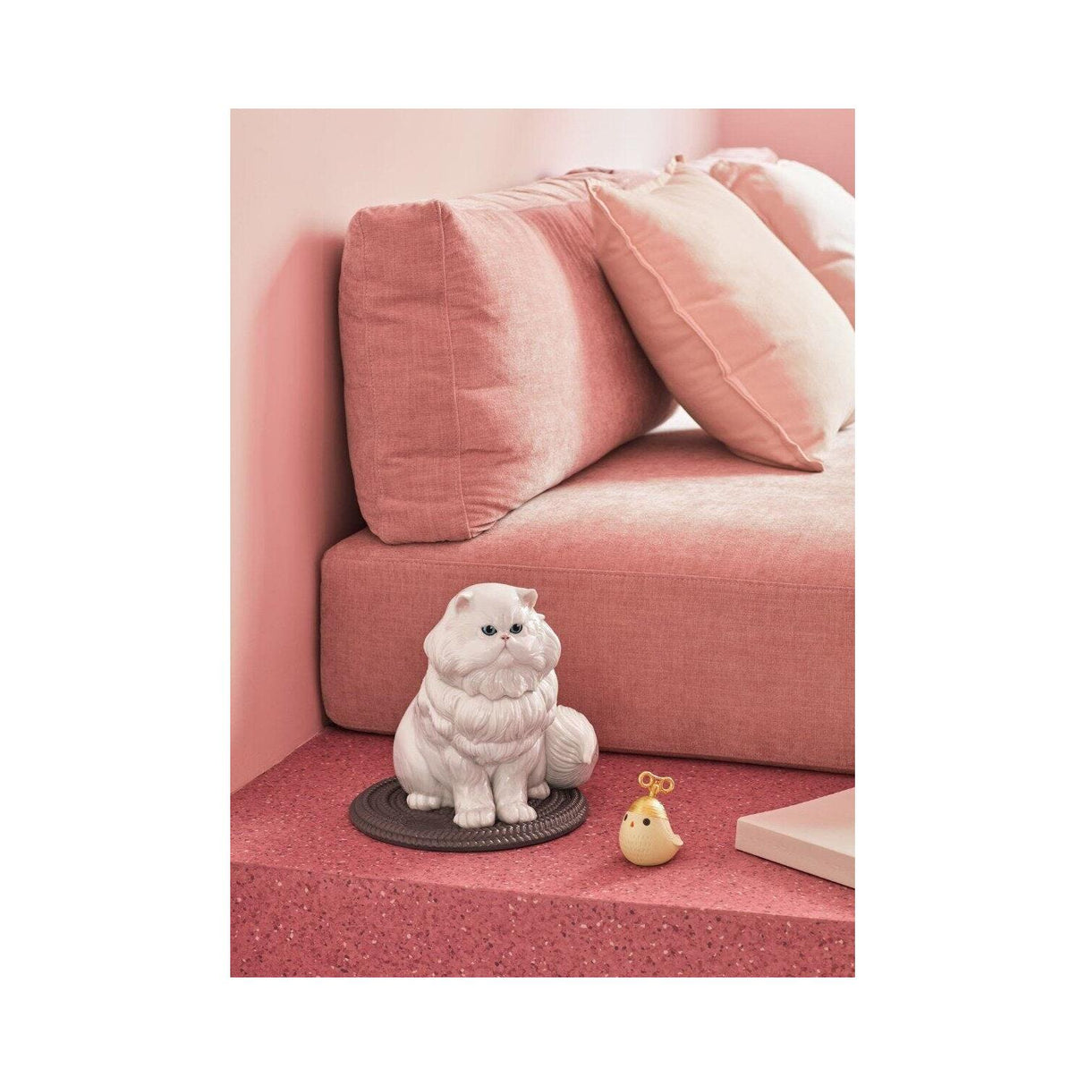 LLADRO' Scultura Gatto Persiano 26x25cm Porcellana