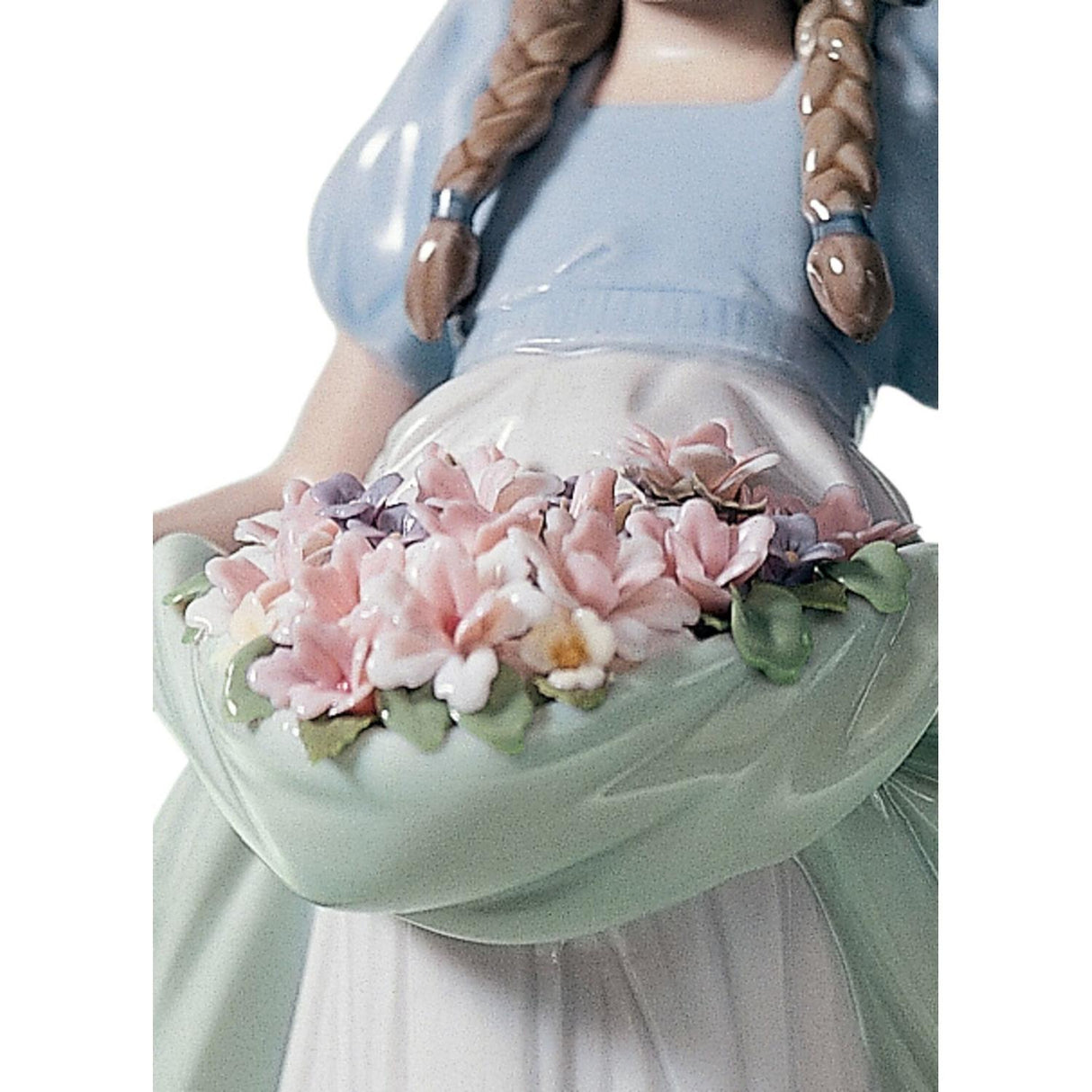LLADRO' Figurina la Bimba Del Prato 24x13cm Porcellana