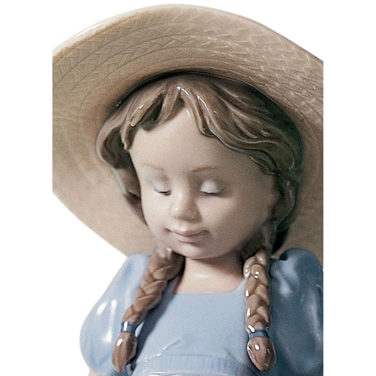 LLADRO' Figurina la Bimba Del Prato 24x13cm Porcellana