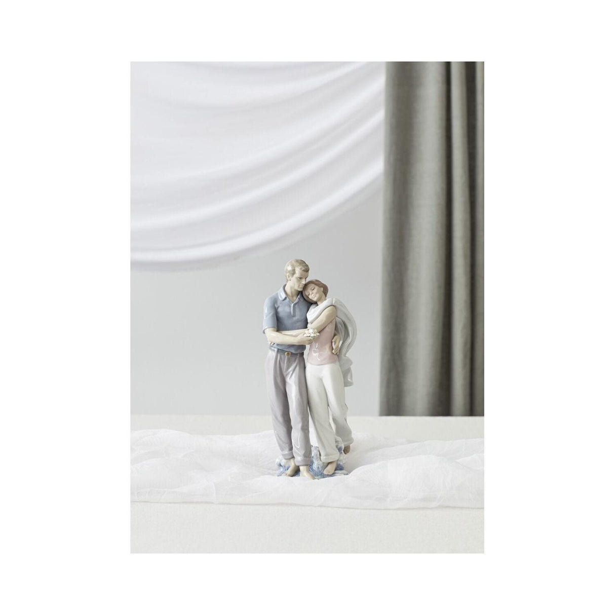 LLADRO' Figurina Coppia Tu per Me Sei Tutto 36x16cm Porcellana