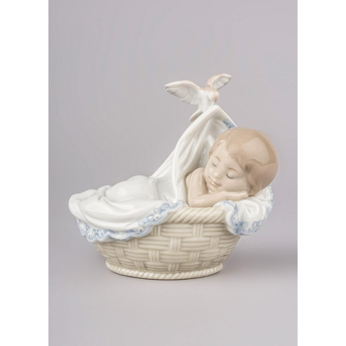 LLADRO' Figurina Bimbo Teneri Sogni 13x14cm Porcellana