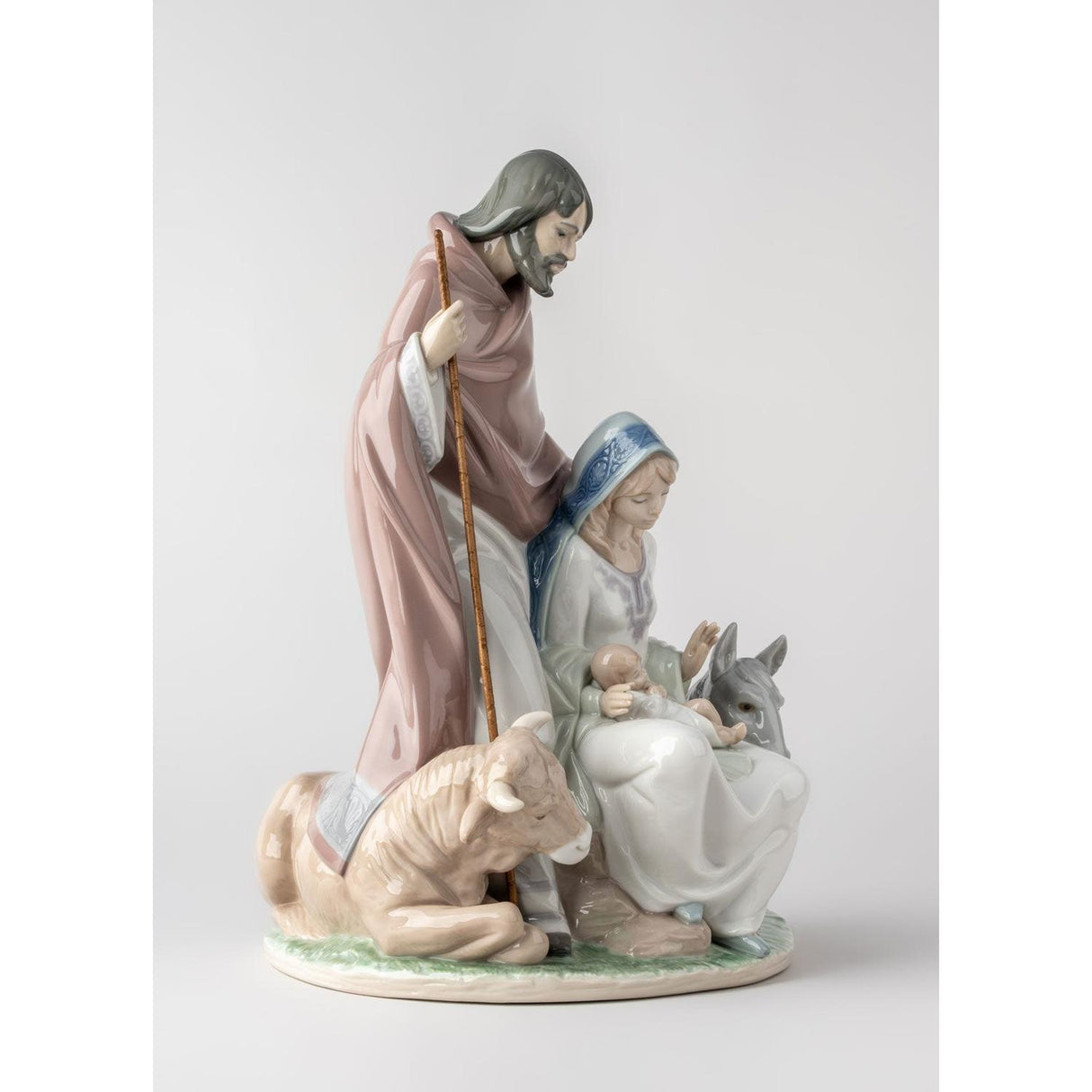 LLADRO' Figurina Natività Evento Gioioso 38x26cm Porcellana