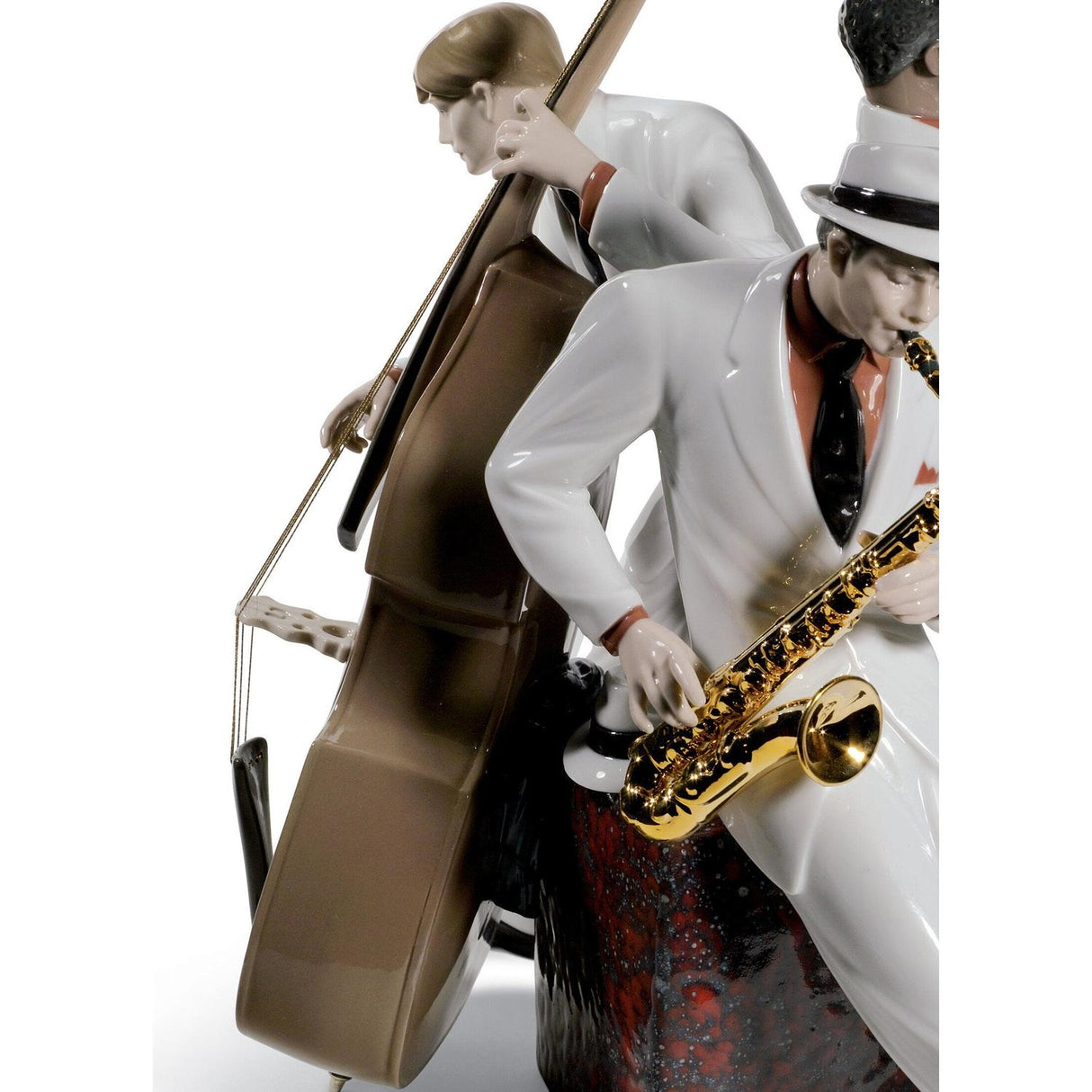 LLADRO' Figurina Trio di Jazz Edizione Limitata 35x30cm Porcellana