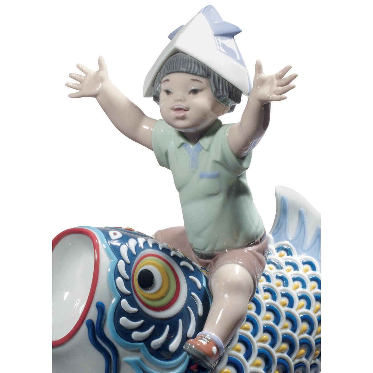 LLADRO' Figurina Festa Del Bimbo Edizione Limitata 27x18cm Porcellana