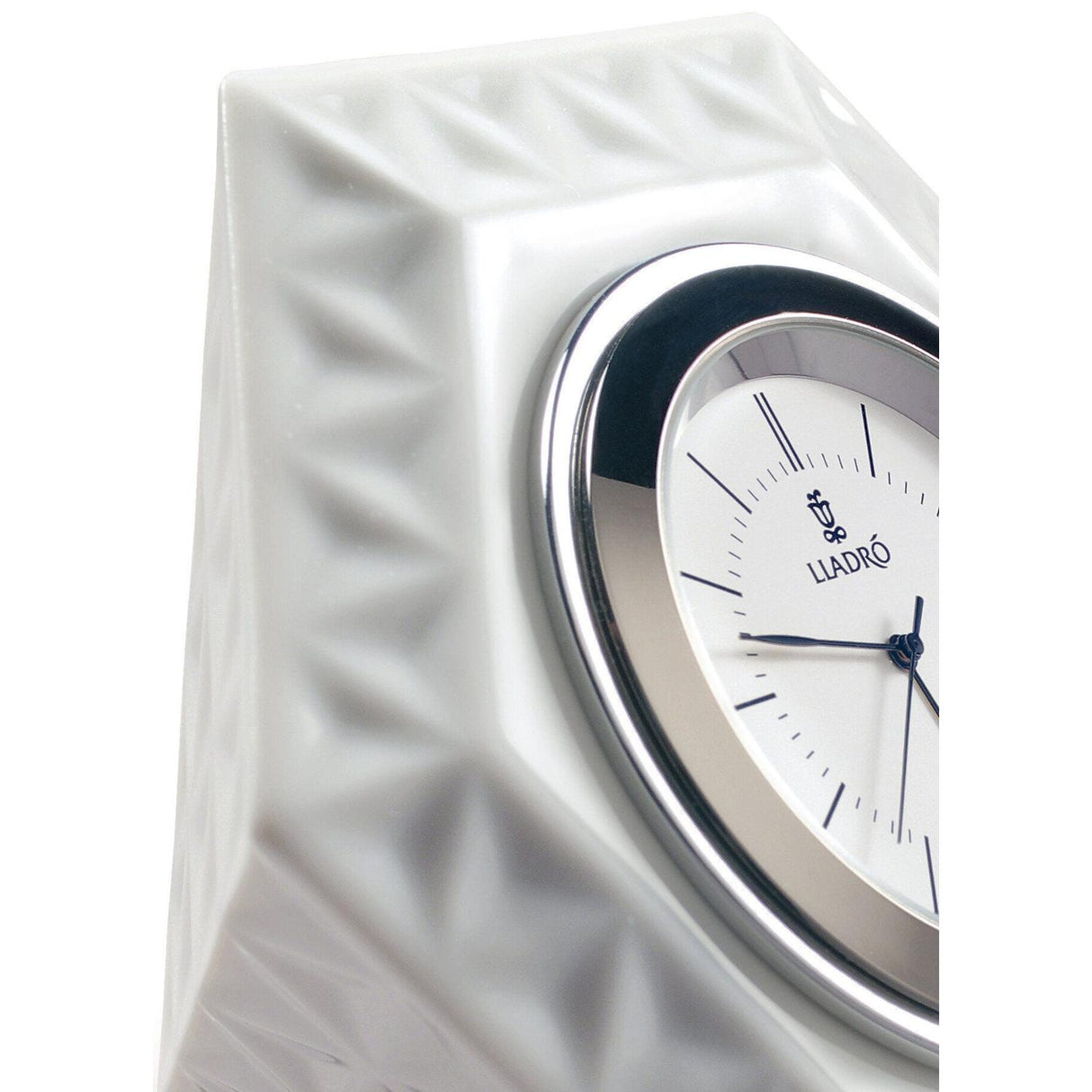 LLADRO' Orologio Esagonale Frame 7x9cm Porcellana