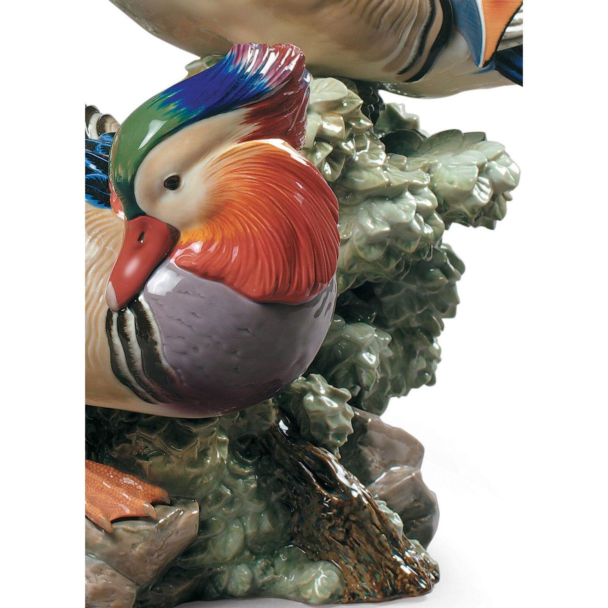 LLADRO' Scultura Anatre Mandarine Edizione Limitata 47x34cm Porcellana