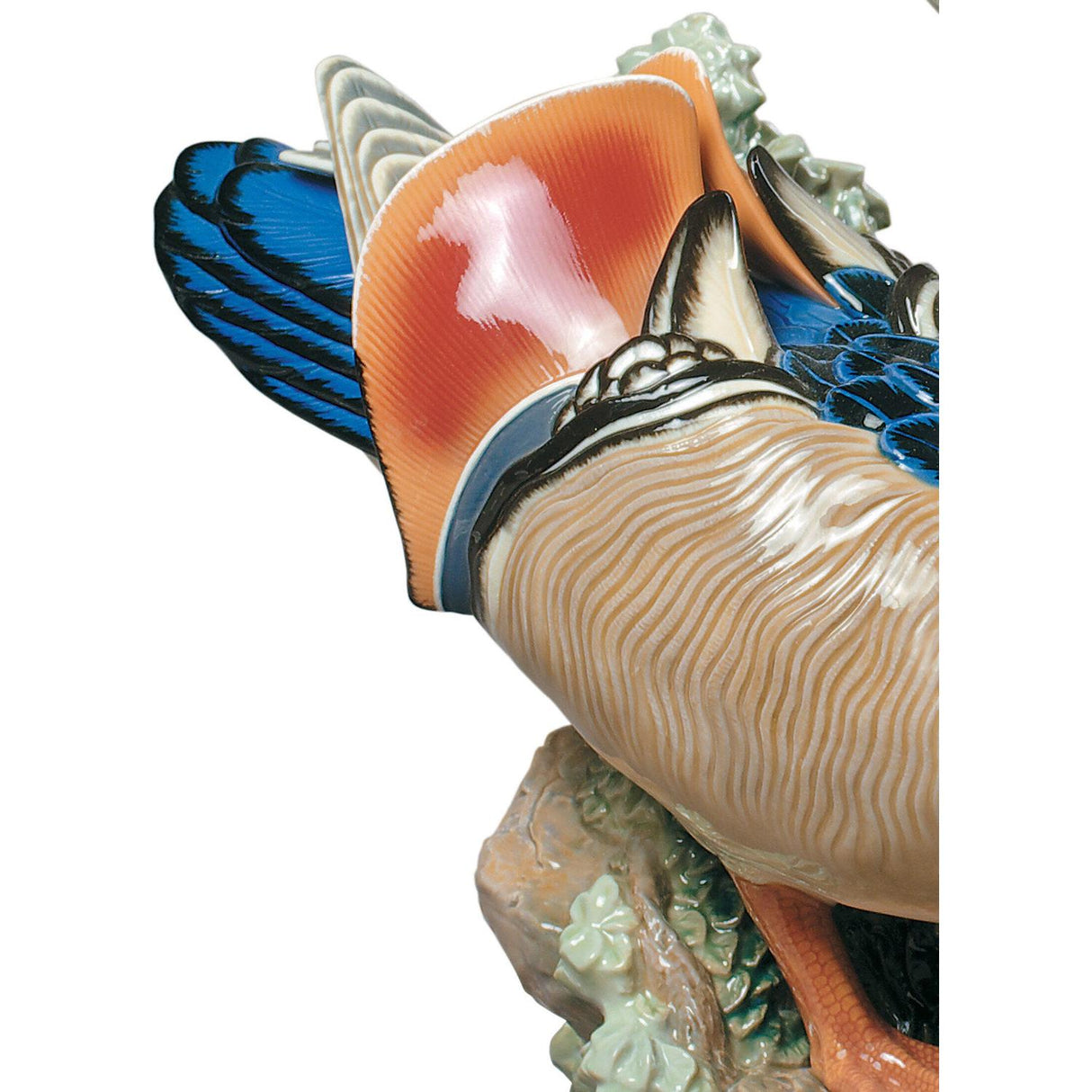 LLADRO' Scultura Anatre Mandarine Edizione Limitata 47x34cm Porcellana