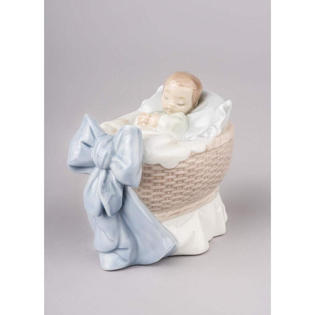 LLADRO' Figurina Bimbo Un Regalo Dal Cielo 9x7cm Porcellana