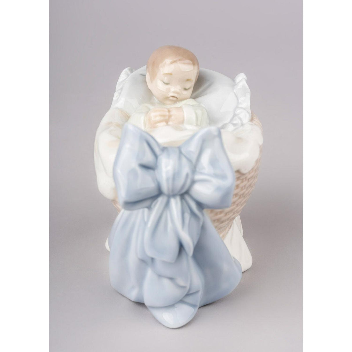 LLADRO' Figurina Bimbo Un Regalo Dal Cielo 9x7cm Porcellana