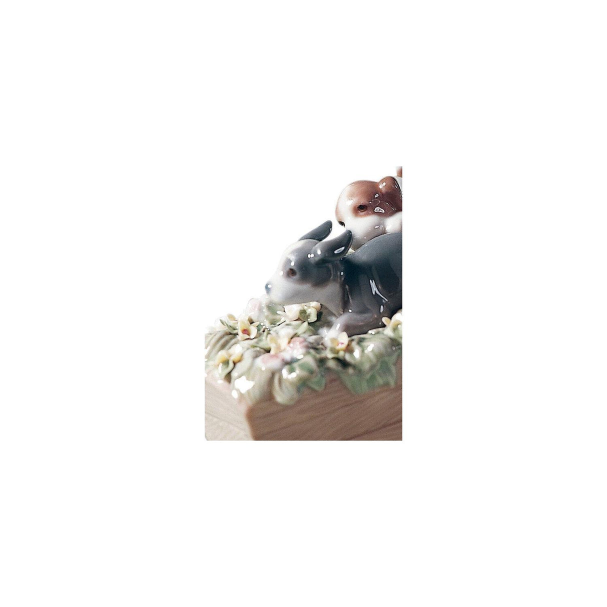 LLADRO' Figurina Bimba Carretta di Fiori 21x24cm Porcellana