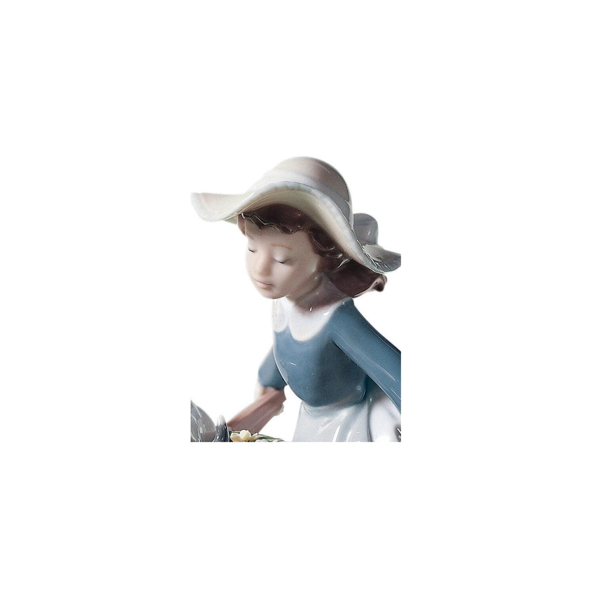 LLADRO' Figurina Bimba Carretta di Fiori 21x24cm Porcellana