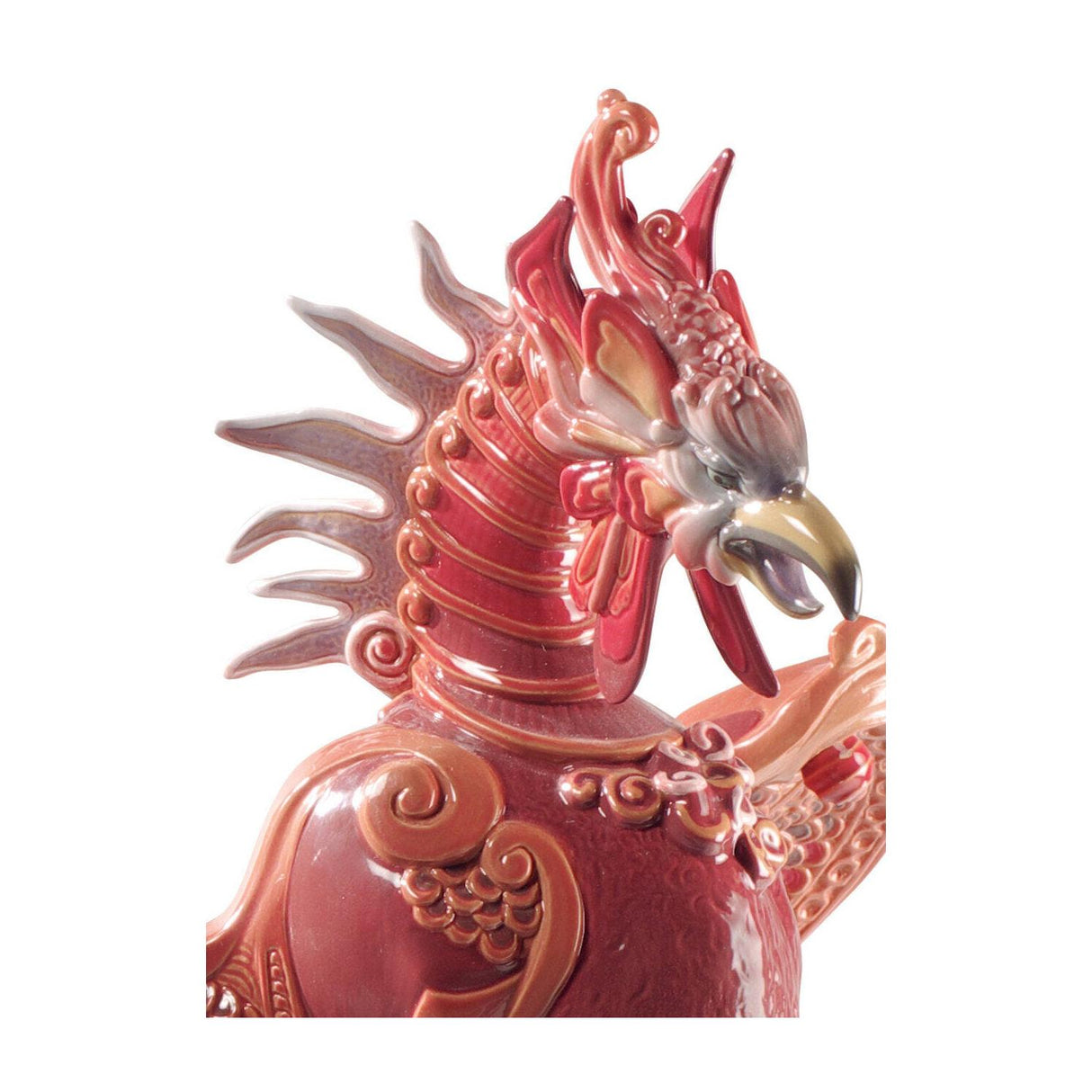 LLADRO' Scultura Rinascita Della Fenice Edizione Limitata 49x37cm Porcellana