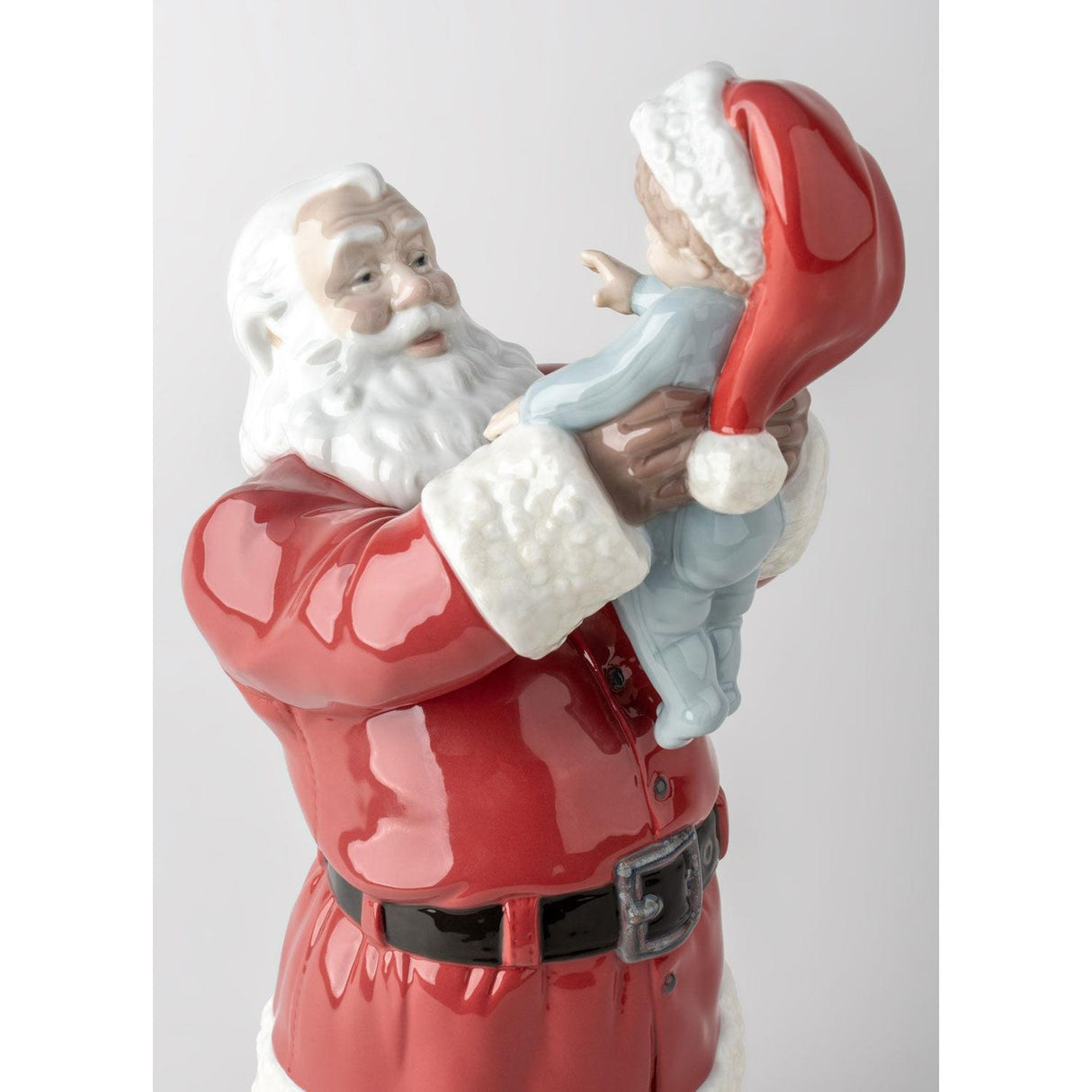 LLADRO' Buon Natale Babbo Natale! Scultura 38x13cm Porcellana