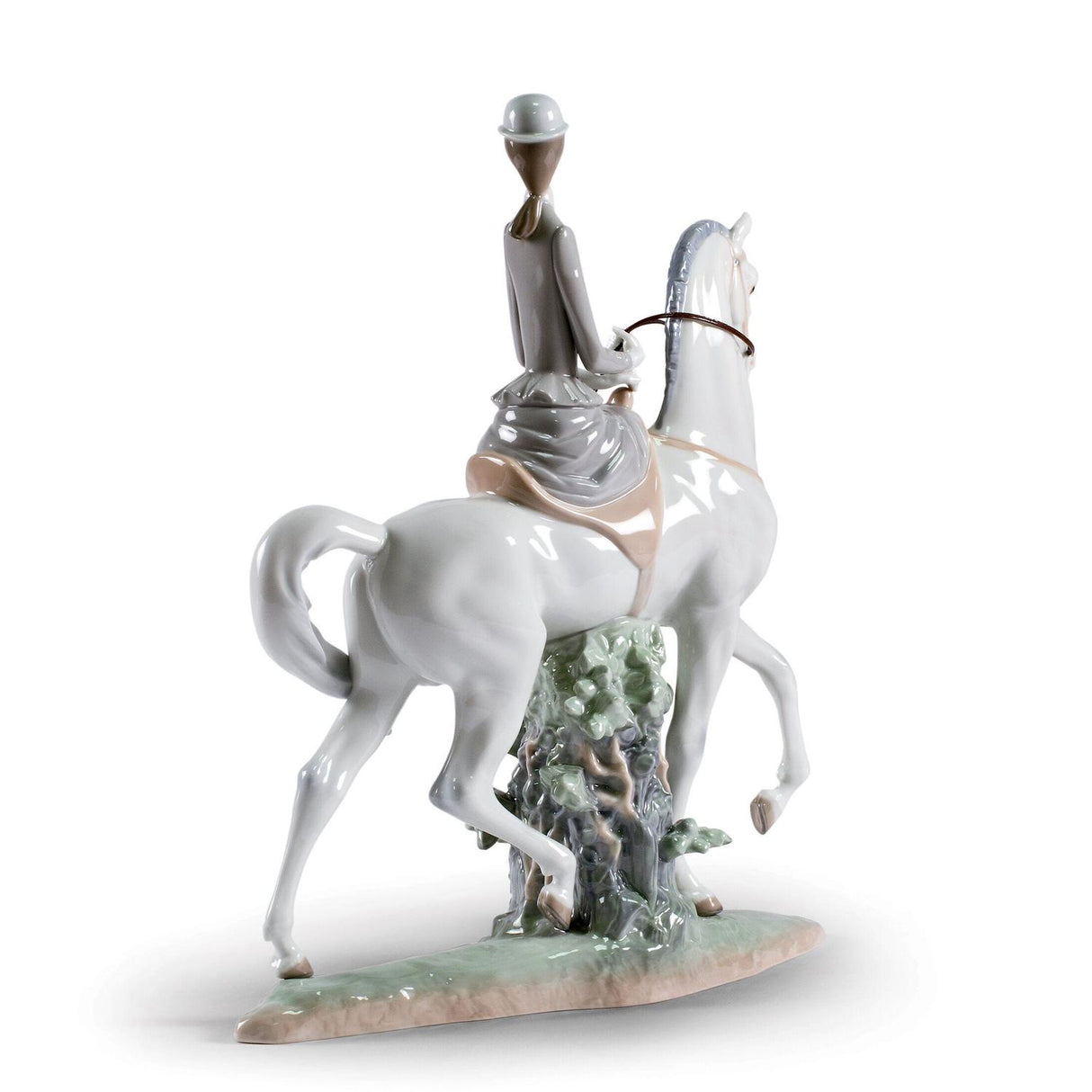 LLADRO' Figurina Amazzone 45x37cm Porcellana