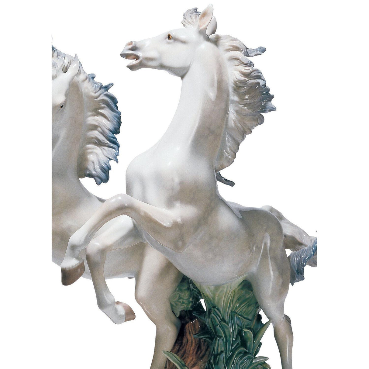 LLADRO' Scultura Cavalli Liberi Come Il Vento Edizione Limitata 53x47cm Porcellana