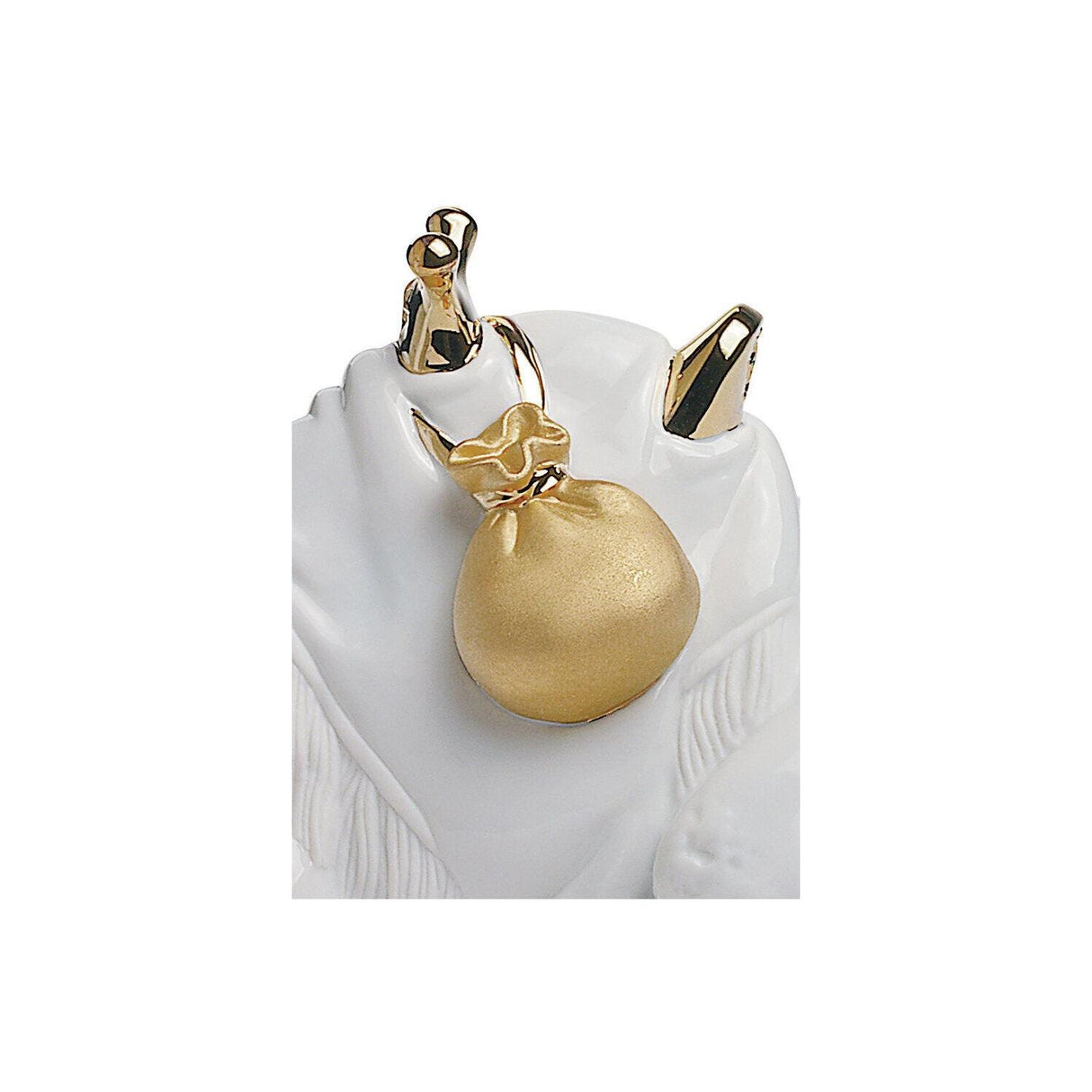 LLADRO' Figurina Natività Cammello Lustro Oro 15x22cm Porcellana