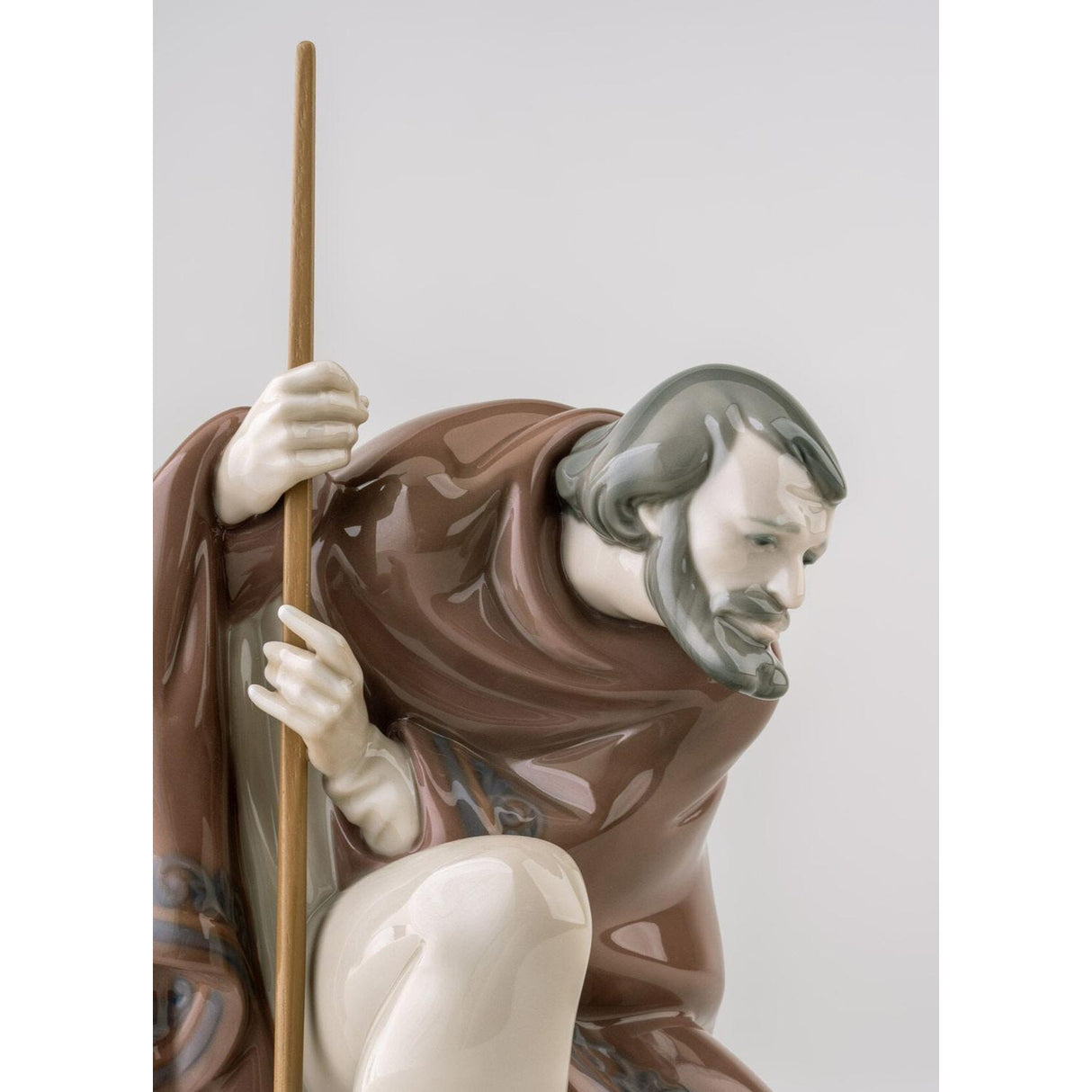 LLADRO' Set Natività Bianco Natale 22x44cm Porcellana