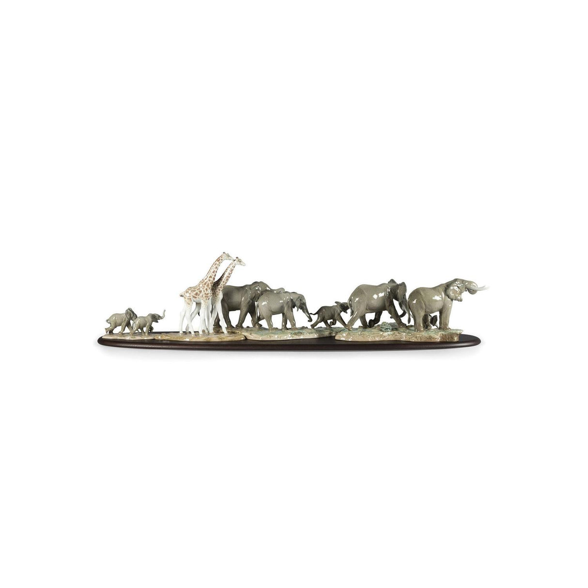 LLADRO' Savana Africana 29x120cm Porcellana