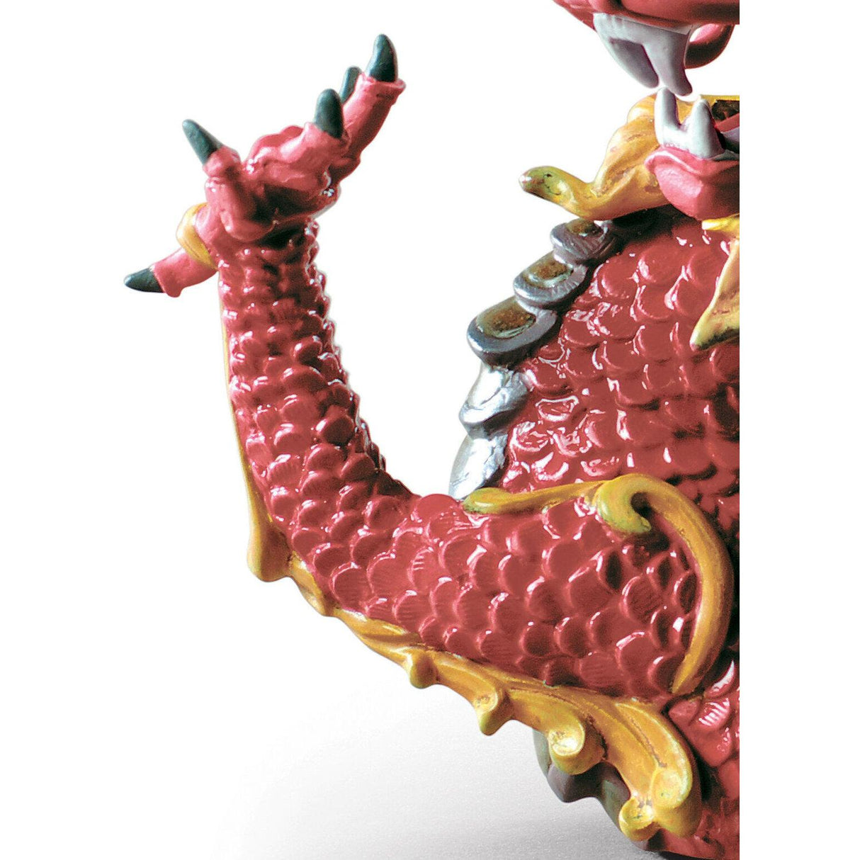 LLADRO' Scultura Dragone Maestoso 26x31cm Porcellana