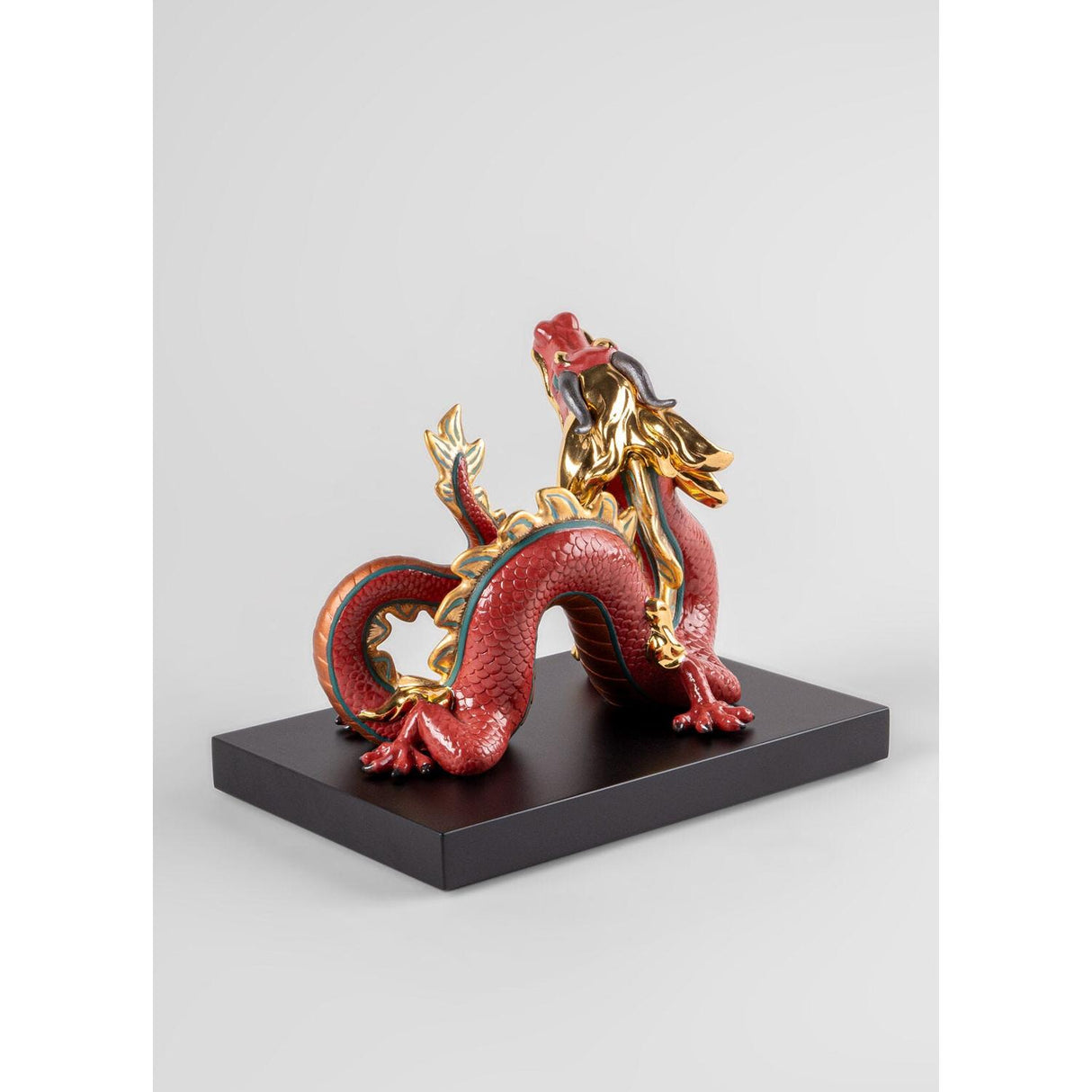 LLADRO' Scultura Drago Rosso Serie Limitata 16x20cm Porcellana