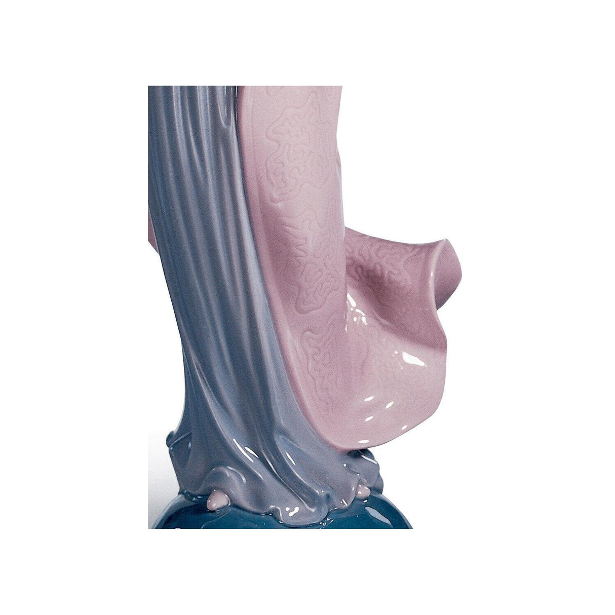 LLADRO' Figurina Vergine con Fiori 32x11cm Porcellana