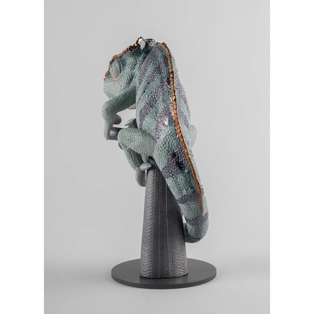LLADRO' Figura Scultura Camaleonte 30x24cm Porcellana