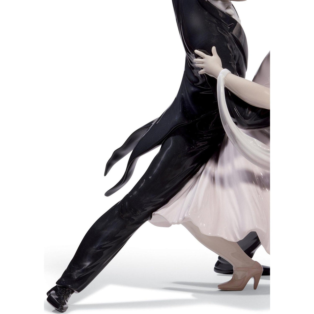 LLADRO' Figurina Coppia Elegante Foxtrot Edizione Limitata 37x36cm Porcellana