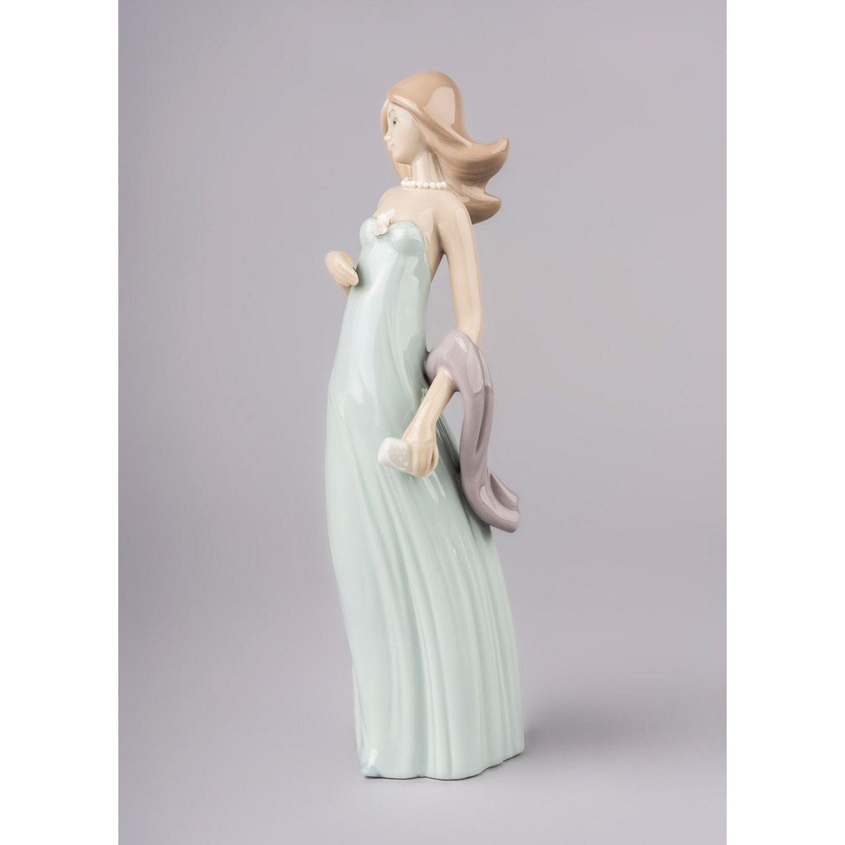 LLADRO' Figurina Damina 20x5cm Porcellana