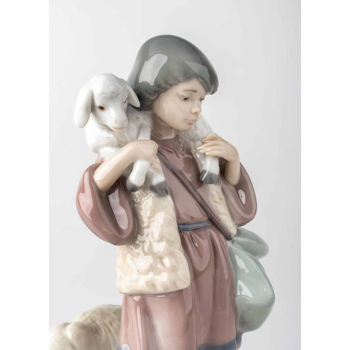 LLADRO' Figurina Natività Pastorello 21x11cm Porcellana